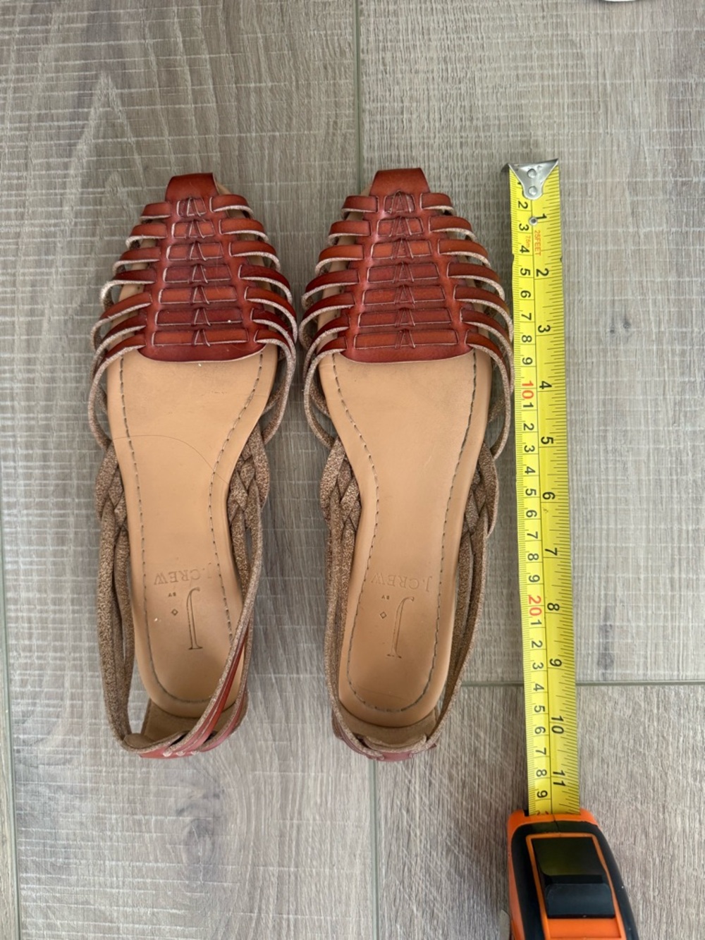 J. Crew Women's Tan and Brown Leather Loafers - Picture 3 of 4